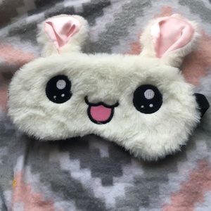 Bunny sleeping mask.